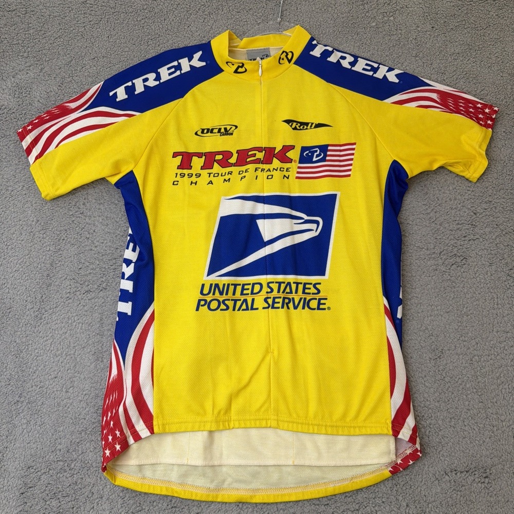 Vintage Trek USPS 1999 Tour de France Champion Cycling Jersey Mens Large NWOT
